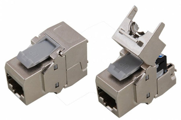 Keystone Modular Jack, RJ 45, CAT6A skærmet