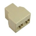 Forbindelsesled, RJ45-Y, 8 pol hun/2x8 hun