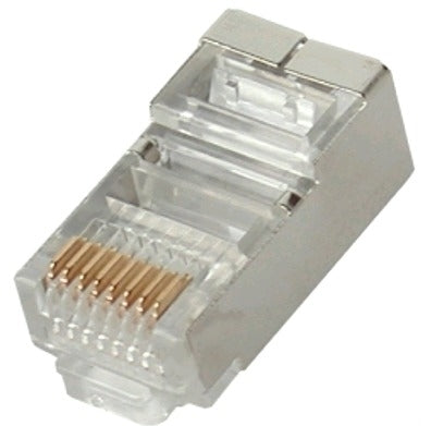 Modularstik, RJ45 skærmet 10 stk for CAT5 patch kabel