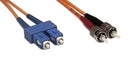 Fiberkabel  50/125 my ST-SC, OM3 multimode duplex, 3 m