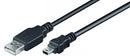 Goobay 50769 USB 2.0 Hi-Speed Cable, Black, Type B, 5-pin, 5m Length