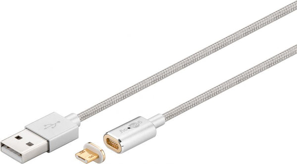 USB2 kabel Magnetisk, A han/Micro B han