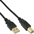 USB2 forb. kabel, A-han/B-han, Premium, 5,0 m