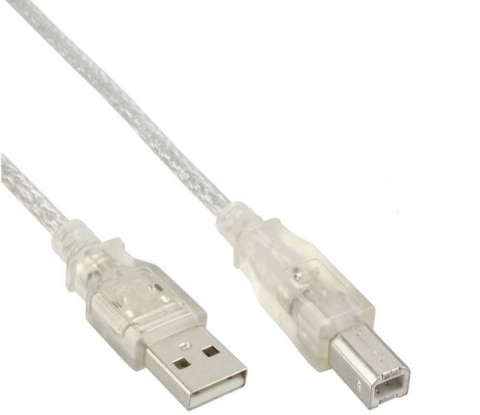 USB2 forb. kabel, A-han/B-han, Premium, 7 m