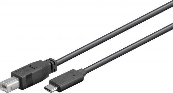 USB-C til USB Type B 2.0 - 100CM