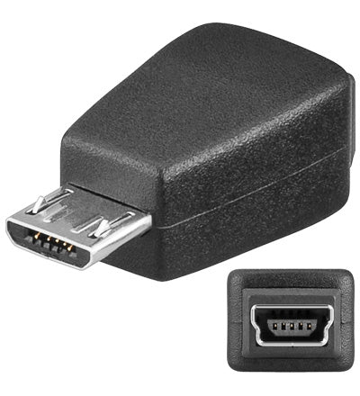 USB adapter, USB micro B-han til USB mini B-hun