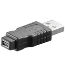 USB adapter, 5 pol USB mini hun til USB A-han