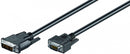 DVI monitor kabel 12+5 han/15 pol SVGA han, 10 m