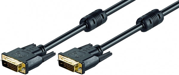 DVI monitor kabel 24+1 han/han, 10 m