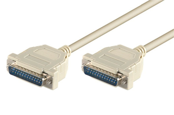 Data kabel, parallel, 25 pol SUB-D han/han, 5 m
