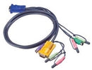 ATEN 2L-5302P KVM-kabel Sort 1,8 m