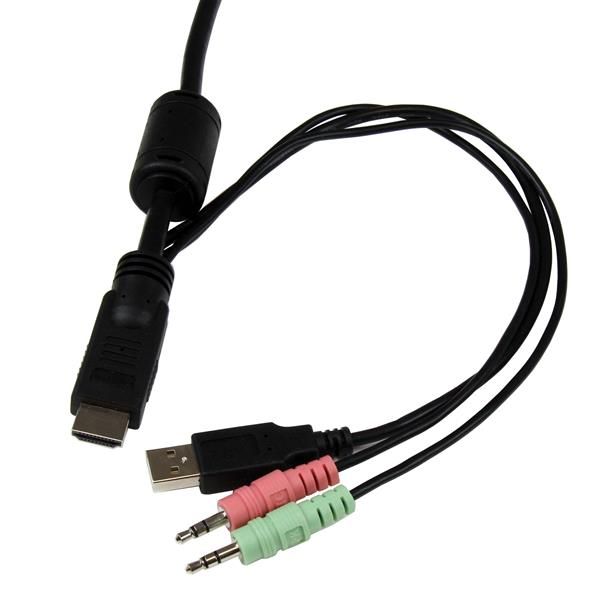 KVM kabelsæt, HDMI/HDMI+USB+audio, 1,8 m