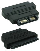 SATA Micro adapter, 22 pol SATA hun til 13 pol SATA han