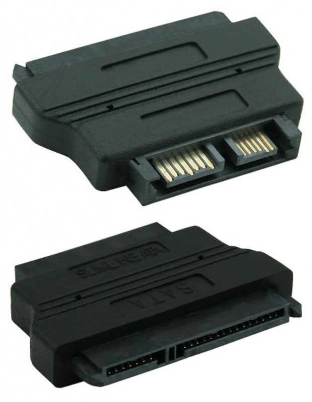 SATA Micro adapter, 22 pol SATA hun til 13 pol SATA han