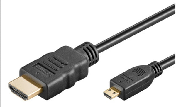 HDMI 2.0 kabel 19 pol han/19 pol micro han, 1,5 m