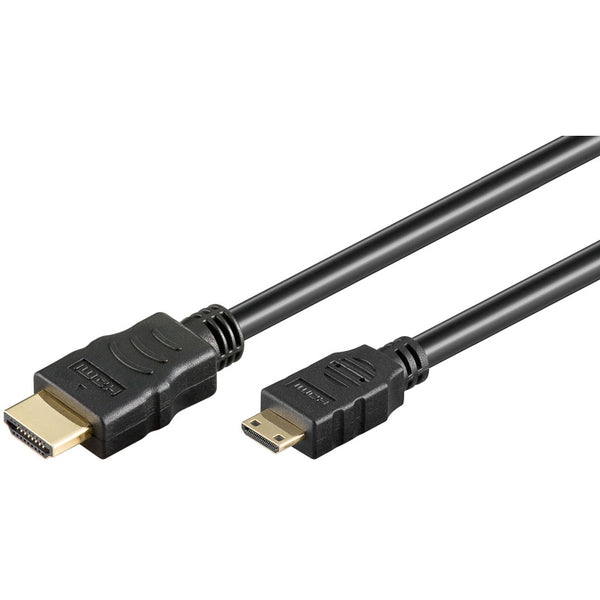 HDMI 1.4 kabel 19 pol han/19 pol mini han, 1 m