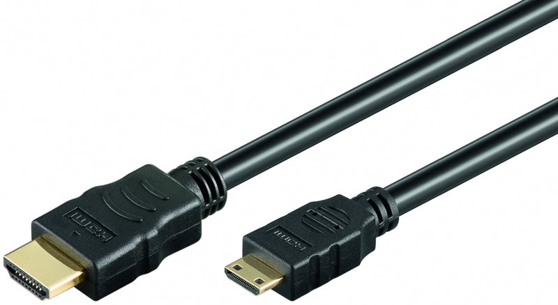 HDMI 1.4 kabel 19 pol han/19 pol mini han, 1,5 m