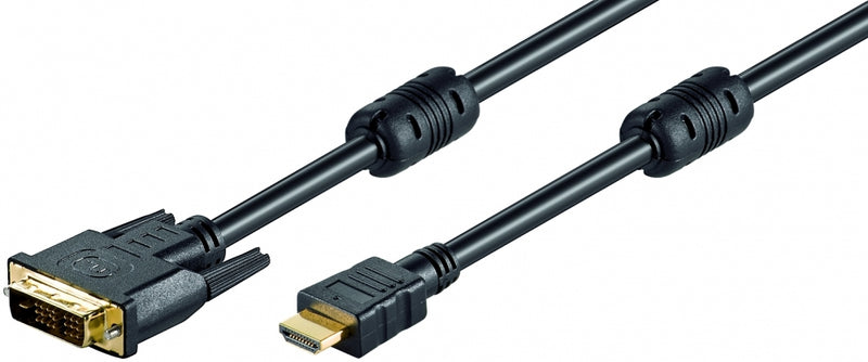 HDMI til DVI HQ forbindelseskabel, 2 m