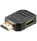 Goobay 51725 HDMI Adapter, Gold-plated, Black