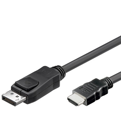 DisplayPort kabel, 20 pol DisplayPort han til 19 pol HDMI han, 3 m