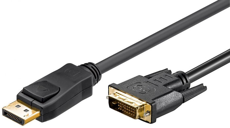 DisplayPort kabel, DisplayPort han/ DVI han, 1 m