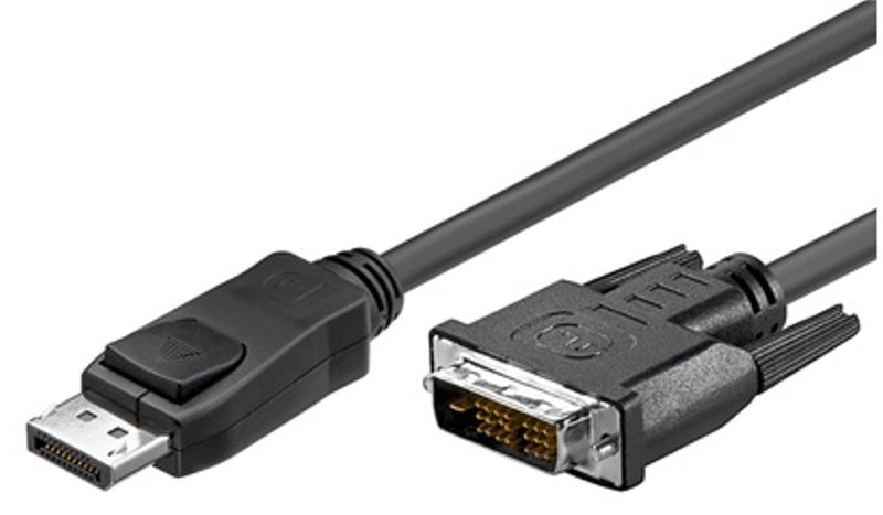 DisplayPort kabel, DisplayPort han/ DVI han, 5m