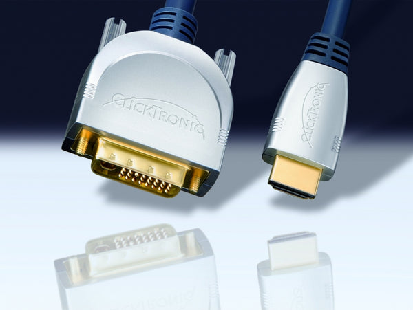 Clicktronic HQ HDMI/DVI kabel, 1 m - HC270-100