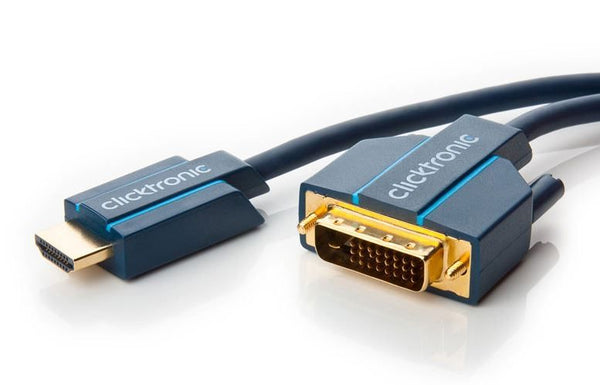 Clicktronic HQ HDMI/DVI kabel, 2 m - HC270-200