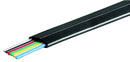 Goobay 50254 Telephone Flat Cables, 100m Reel, AWG 30, CU, 6 Wire, Black
