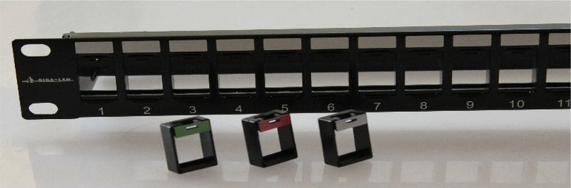 Patch Panel 24 port for modular Jack CAT5/6