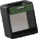 Ramme til patchpanel, grøn for Keystone Jack