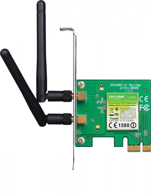 TP-Link TL-WN881ND - Wireless N-PCI Express Adapter, 300 Mbps