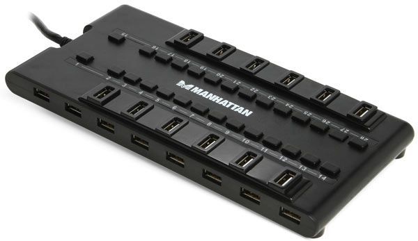 USB Hub - 28 Port (24xUSB2 + 4xUSB3.0)