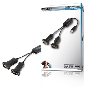 USB til 2 x seriel adapter