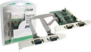 Seriel RS232 PCI udvidelseskort 4 porte