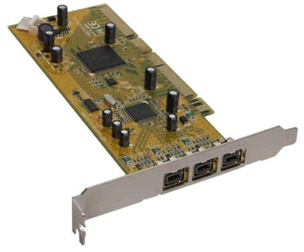 FireWire 800 PCI kort med 3 porte