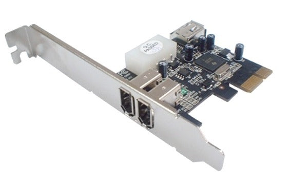 FireWire PCI Express kort, 2 porte+1 port intern