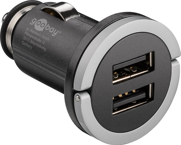 Strømforsyning 12-24 V til 2x USB 5 V 2100 mA til bilen