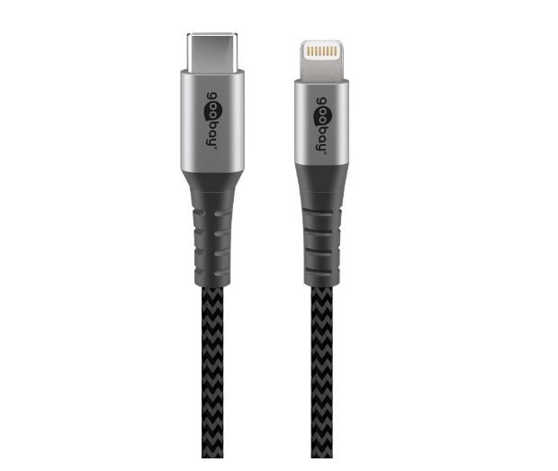 IPhone Lightning til USB-C 0.5m, robust MFI