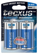 Alkaline LR20/D batterier 1,5V 2 pak