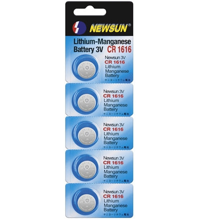 Batteri, CR1616 Lithium knapcelle 3 V, 5 stk