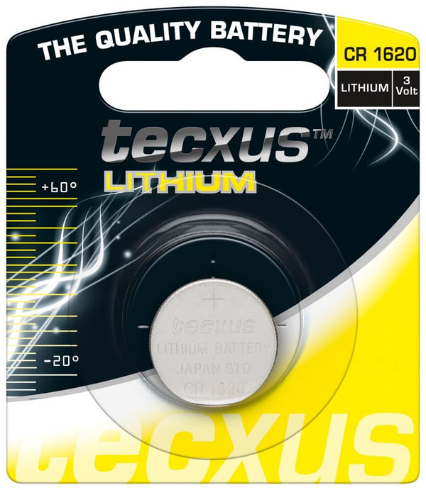Batteri, CR1620 Lithium knapcelle 3 V, 1 stk