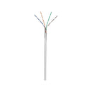 Installationskabel grå (stiv), F/UTP CAT5E, 100 m på spole, CCA