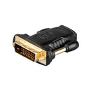 HDMI/DVI HQ adapter, HDMI hun/DVI-D han
