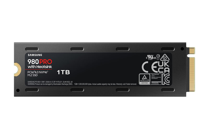 Samsung 980 PRO PCle 4.0 NVMe M.2 SSD med varmeafleder 1TB