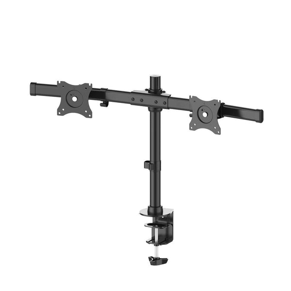 Newstar Tilt/Turn/Rotate Dual Desk Mount (clamp & Grommet) for Two 10-27" Monitor Screens, Height A