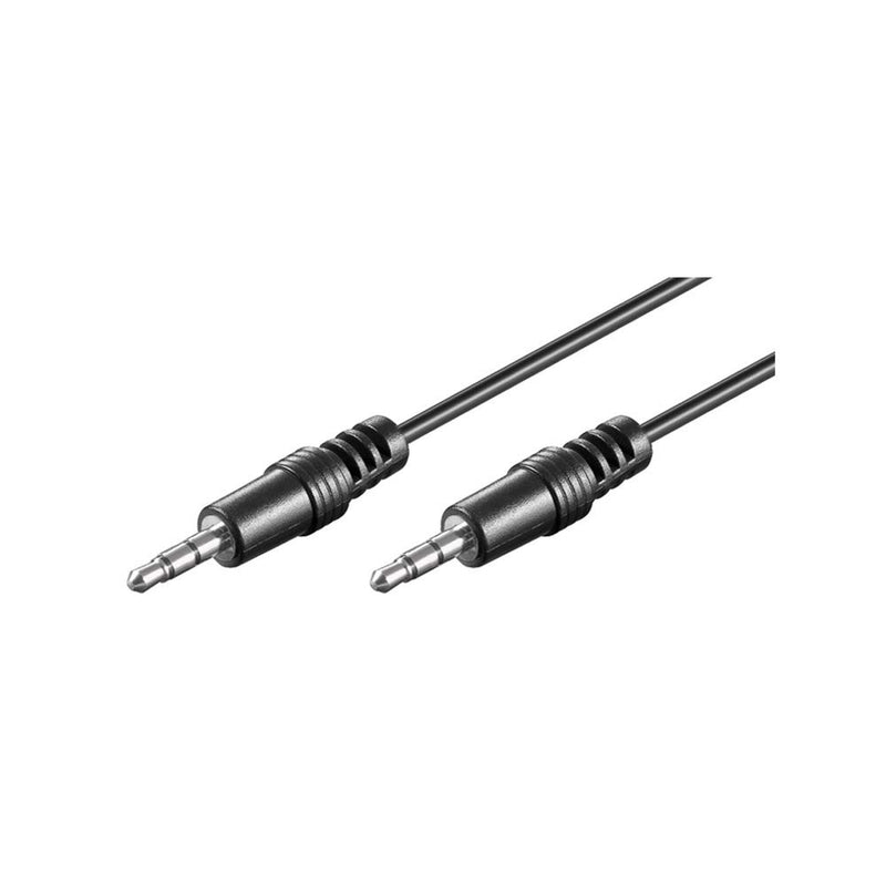 Audio kabel, 3,5 mm st. jack han/han, 2,5 m