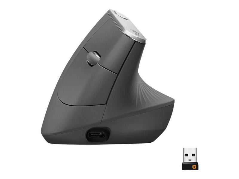 Logitech MX Vertical mus Højre hånd RF trådløs + Bluetooth Optisk 4000 dpi