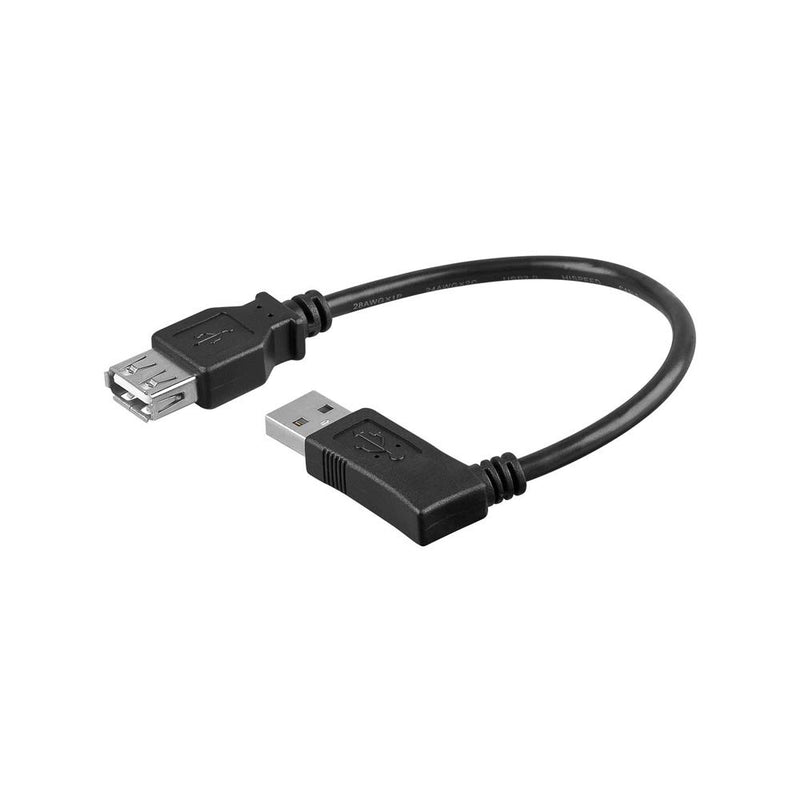 USB2 forl. kabel, A-han/A-hun, 15cm