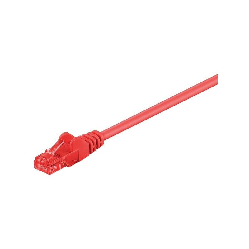 Patch kabel, UTP CAT6, rød, 0,5 m